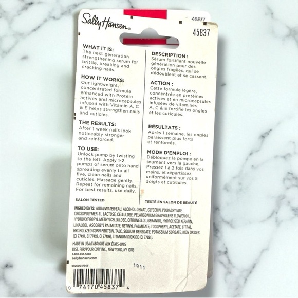 NWT Nail Care Bundle | KISS Gel Fantasy Nails + Sally Hansen Strength Serum - Picture 8 of 12